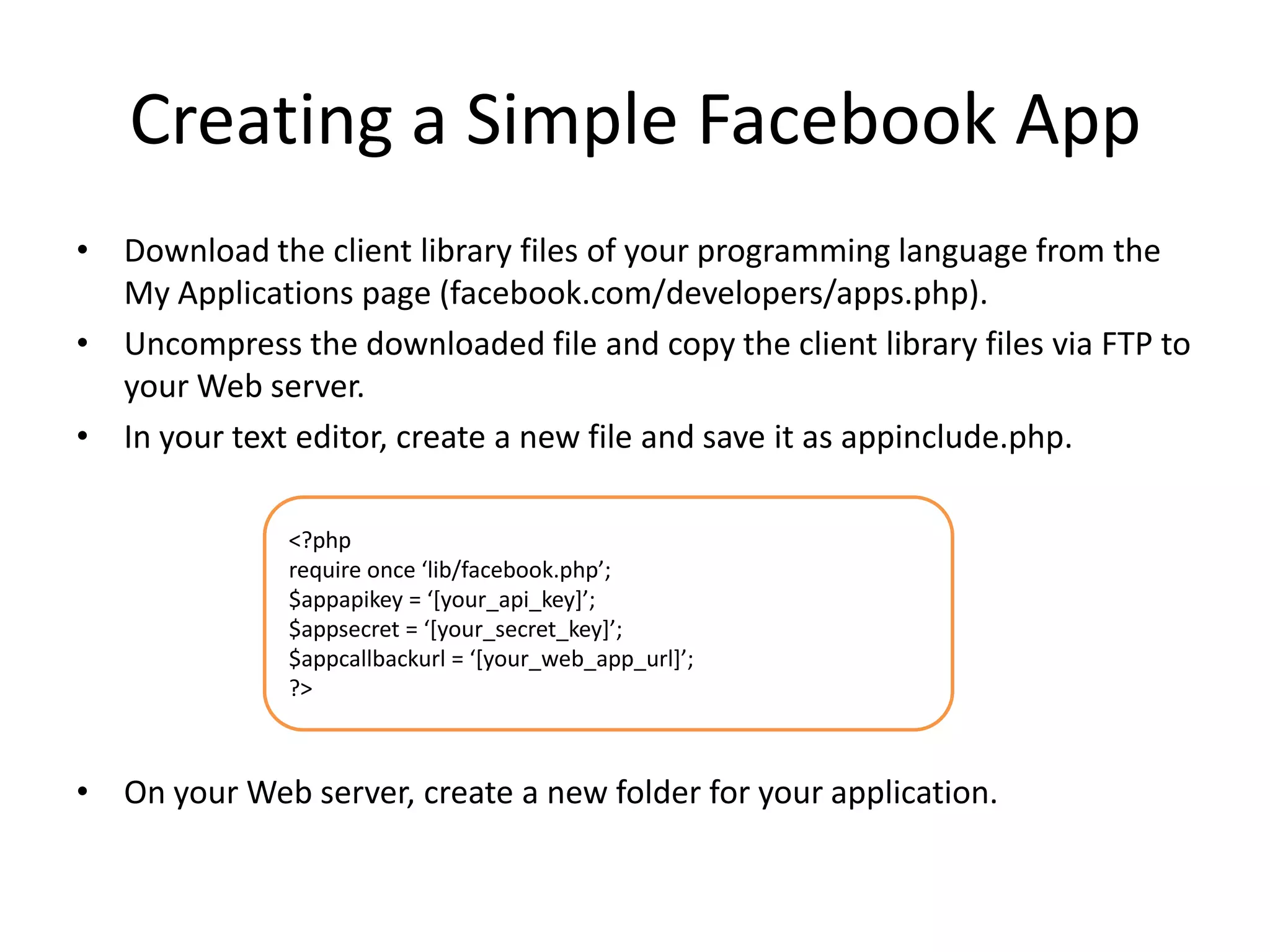 Facebook Developer Garage Cyberjaya