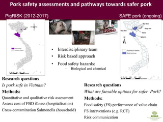 Health impact, food safety assessment and mitigation – experience from a case study in the region
