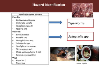 Health impact, food safety assessment and mitigation – experience from a case study in the region