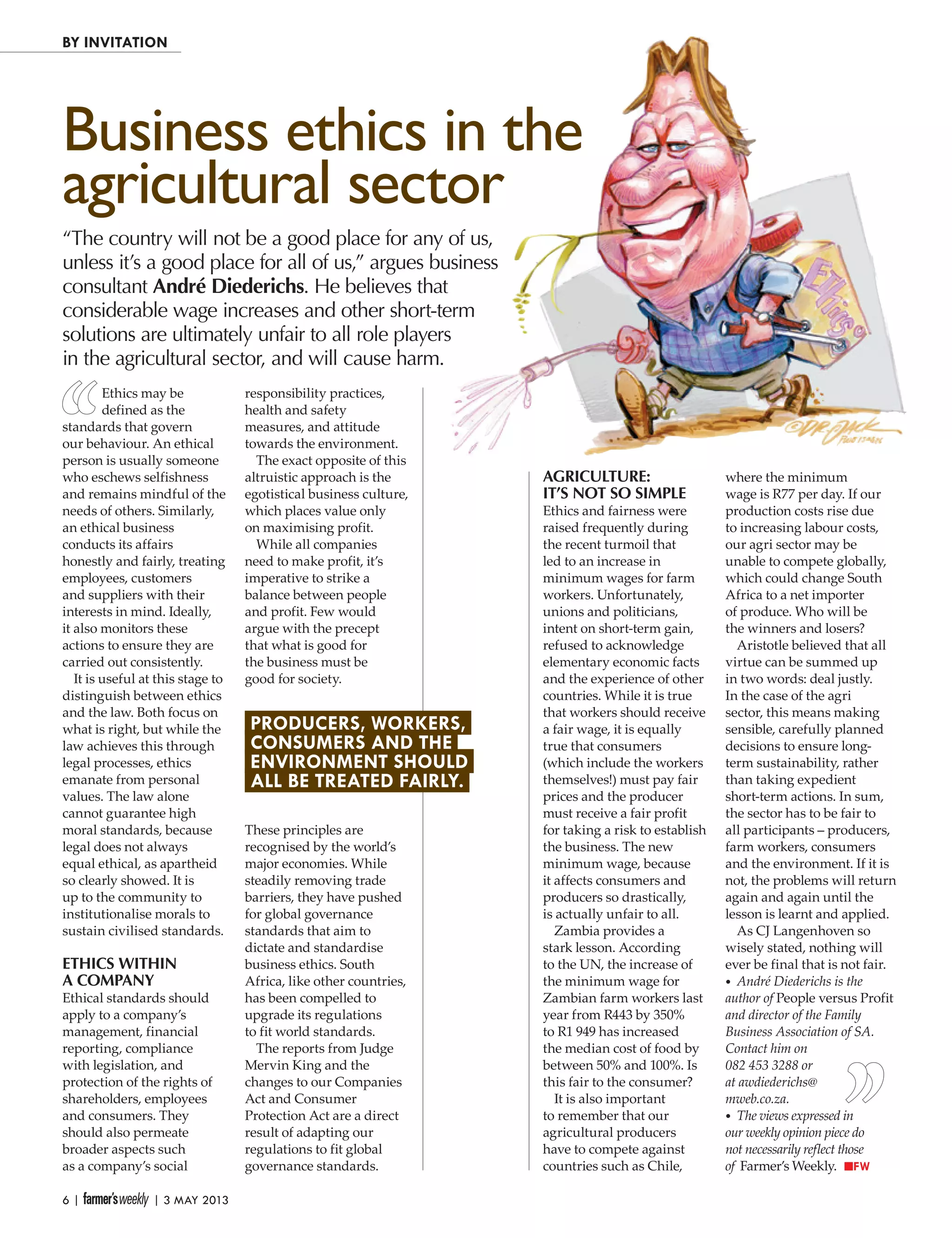 Farm Exploitation: Legal and Ethical Issues Farm Exploitation: Legal and Ethical Issues