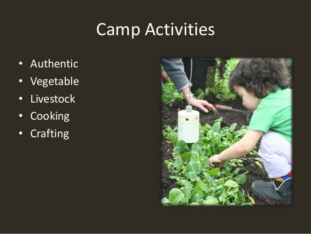 Summer Camps Presentation From Stone Barns Center