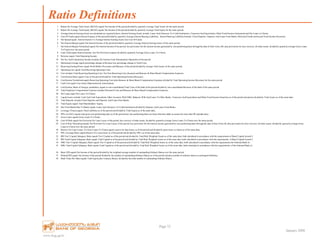 www.bog.ge/ir
January 2008
Page 72
Ratio Definitions
1 Return On Average Total Assets (ROAA) equals Net Income of the period divided by quarterlyAverage Total Assets for the same period;
2 Return On Average Total Equity (ROAE) equals Net Income of the period divided by quarterlyAverage Total Equity for the same period;
3 Average Interest EarningAssets are calculated on a quarterlybasis; Interest Earning Assets include: Loans And Advances To Credit Institutions, Treasuries And Equivalents, Other Fixed Income Instruments and Net Loans to Clients;
4 Cost Of Funds equals Interest Expense of the period divided by quarterlyAverage Interest Bearing Liabilities; Interest Bearing Liabilities Include: Client Deposits, Deposits And Loans From Banks, Borrowed Funds and Issued Fixed Income Securities;
5 Net Spread equals Interest Income To Average Interest EarningAssets less Cost Of Funds;
6 Net Interest Margin equals Net Interest Income of the period divided by quarterly Average Interest EarningAssets of the same period;
7 Net Interest Margin Normalised equals Net Interest Income of the period, less provisions for the interest income generated by non-performingloans through the date of their write-offs, plus provisions for (less recovery of) other assets, divided by quarterly average Gross Loans
To Clients over the same period.
8 Loan Yield equals Interest Income, less Net Provision Expense divided by quarterly Average Gross Loans To Clients;
9 Revenue equals Total Operating Income;
10 Net Fee And Commission Income includes Net Income From Documentary Operations of the period;
11 OperatingLeverage equals percentage change in Revenue less percentage change in Total Costs;
12 Recurring Earning Power equals Profit Before Provisions and Bonuses of the period divided by average Total Assets of the same period;
13 OperatingCost equals Total Recurring Operating Costs;
14 Cost includes Total Recurring Operating Costs, Net Non-Recurring Costs (Income) and Bonuses & Share Based Compensation Expenses;
15 Cost/Income Ratio equals Costs of the period divided by Total Operating Income (Revenue);
16 Cost/Income Normalised equals Recurring Operating Costs plus Bonuses & Share Based Compensation Expenses divided by Total Operating Income (Revenue) for the same period.
17 Cash Cost equals Cost minus Depreciation & Amortisation;
18 Cost/Income, Bank of Georgia, standalone, equals to non-consolidated Total Costs of the bank of the period divided by non-consolidated Revenue of the bank of the same period;
19 Total Employee Compensation Expense includes Personnel Costs and Bonuses & Share-Based Compensation Expenses;
20 Net Loans equal Net Loans To Clients;
21 Liquid Assets include: Cash And Cash Equivalents, Other Accounts With NBG, Balances With And Loans To Other Banks, Treasuries And Equivalents and Other Fixed Income Securities as of the period end and are divided by Total Assets as of the same date;
22 Total Deposits include Client Deposits and Deposits And Loans from Banks;
23 Total Equity equals Total Shareholders‟ Equity;
24 Due From Banks/Due To Banks equals Loans And Advances To Credit Institutions divided by Deposits And Loans From Banks;
25 Leverage (Times) equals Total Liabilities as of the period end divided by Total Equity as of the same date;
26 NPLs (in GEL) equals total gross non-performing loans as of the period end; non-performing loans are loans that have debts in arrears for more than 90 calendar days;
27 Gross Loans equals Gross Loans To Clients;
28 Cost Of Risk equals Net Provision For Loan Losses of the period, less recovery of other assets, divided by quarterlyaverage Gross Loans To Clients over the same period;
29 Cost of Risk Normalised equals Net Provision For Loan Losses of the period, less provisions for the interest income generated by non-performingloans through the date of their write-off, plus provisions for (less recovery of) other assets, divided by quarterly average Gross
Loans to Clients over the same period.
30 Reserve For Loan Losses To Gross Loans To Clients equals reserve for loan losses as of the period end divided by gross loans to clients as of the same date;
31 NPL Coverage Ratio equals Reserve For Loan losses as of the period end divided by NPLs as of the same date;
32 BIS Tier I Capital Adequacy Ratio equals Tier I Capital as of the period end divided by Total Risk Weighted Assets as of the same date, both calculated in accordance with the requirements of Basel Capital Accord I;
33 BIS Total Capital Adequacy Ratio equals Total Capital as of the period end divided by Total Risk Weighted Assets as of the same date, both calculated in accordance with the requirements of Basel Capital Accord I;
34 NBG Tier I Capital Adequacy Ratio equals Tier I Capital as of the period end divided by Total Risk Weighted Assets as of the same date, both calculated in accordance with the requirements the National Bank of ;
35 NBG Total Capital Adequacy Ratio equals Total Capital as of the period end divided by Total Risk Weighted Assets as of the same date, both calculated in accordance with the requirements of the National Bank of ;
36 Basic EPS equals Net Income of the period divided by the weighted average number of outstanding OrdinaryShares over the same period;
37 Diluted EPS equals Net Income of the period divided by the number of outstanding OrdinaryShares as of the period end plus number of ordinaryshares in contingent liabilities;
38 Book Value Per Share equals Total Equity plus Treasury Shares, divided by the total number of outstanding OrdinaryShares.
 