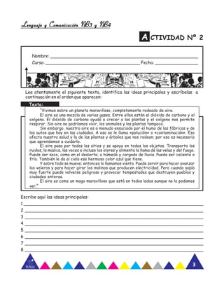 COMPRENSIÓN DE LECTURA