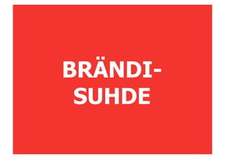 BRÄNDI-
 SUHDE
 