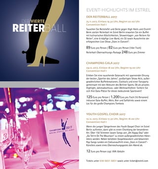 Estrel Berlin: Highlights im Herbst & Winter 20167 