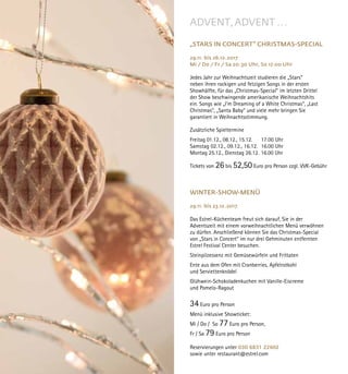 Estrel Berlin: Highlights im Herbst & Winter 20167 