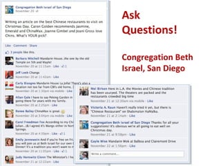 Ask
Questions!

Congregation Beth
Israel, San Diego
 