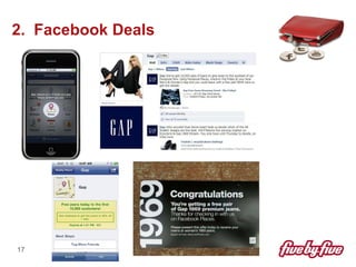 2.  Facebook Deals 