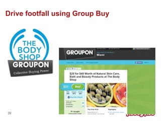 Drive footfall using Group Buy 