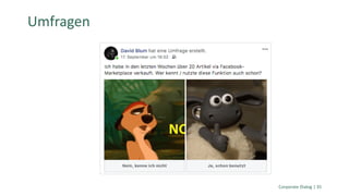 Umfragen
Corporate Dialog | 35
 