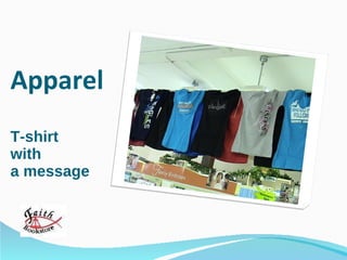 Apparel  T-shirt  with a message 