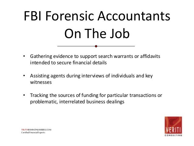 forensics accounting job description