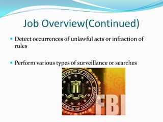 Fbi agent power point presentation | PPTX