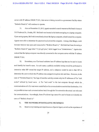 Tor Fbi FBI Malware Warrant TOR | PDF