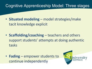 Cognitive Apprenticeship in Accounting Education | PPT