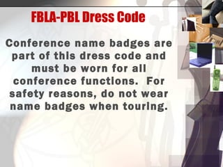 FBLA-PBL Dress Code Tutorial | PPT FBLA-PBL Dress Code Tutorial | PPT