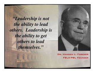 FBLA-PBL History: Celebrating 70 Years! | PPT