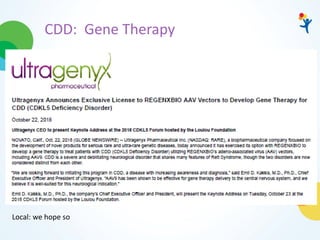 CDD: Gene Therapy
Local: we hope so
 