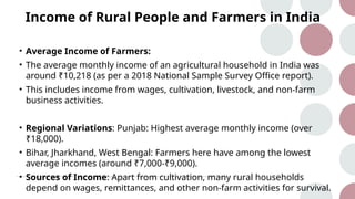 Comprehensive Overview of Agriculture and Livelihood Systems in India ...