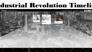 ndustrial Revolution Timelin
 