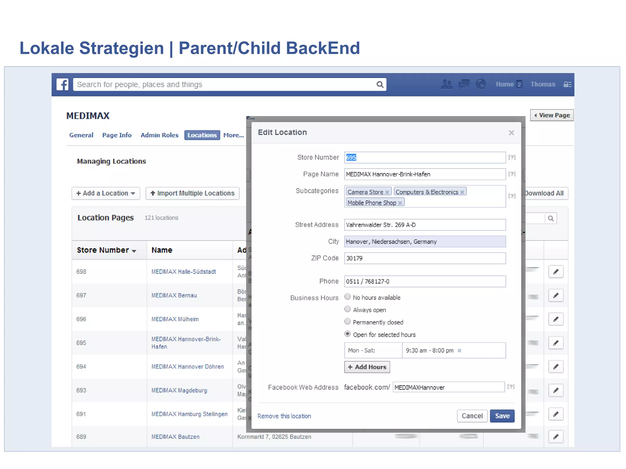 Lokale Strategien | Parent/Child BackEnd
 