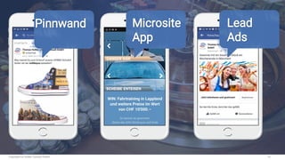 Copyright by Hutter Consult GmbH 10
Pinnwand Microsite
App
Lead
Ads
Lead
Ads
 