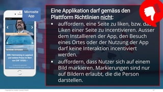 Copyright by Hutter Consult GmbH 41
Eine Applikation darf gemäss den
Plattform Richtlinien nicht:
▪ auffordern, eine Seite...