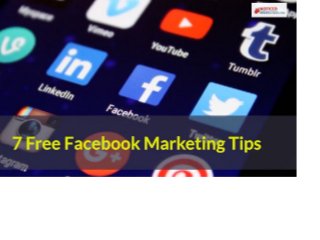7 Free or near free Facebook marketing tips for small business