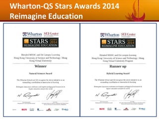Wharton-QS Stars Awards 2014
Reimagine Education
50
 