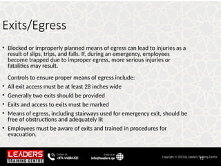 Comprehensive Office Safety and Health Hazard Prevention Guide | PPT