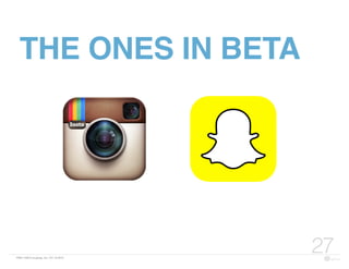 FBN | ©2015 re:group, inc. | 07.14.2015
27
THE ONES IN BETA
 