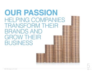 FBN | ©2015 re:group, inc. | 07.14.2015
5
OUR PASSION
HELPING COMPANIES 
TRANSFORM THEIR 
BRANDS AND  
GROW THEIR  
BUSINESS
 