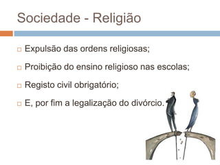 Sociedade - Educação/CulturaCriou-se o Ministério da Instrução Pública;Investiu-se na formação de professores;Realizou-se a 1ª travessia aérea do Atlântico Sul;
