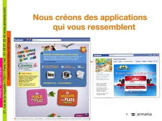 La proposition Armania Nous créons des applications  qui vous ressemblent 