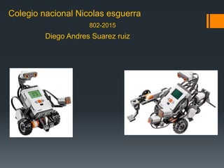 Colegio nacional Nicolas esguerra
802-2015
Diego Andres Suarez ruiz
 