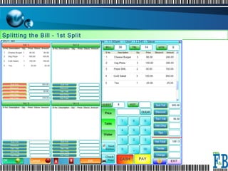 . Splitting the Bill – 1st Split 