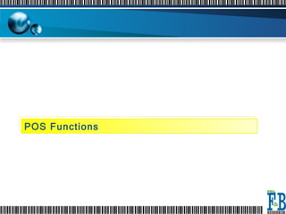 POS Functions  