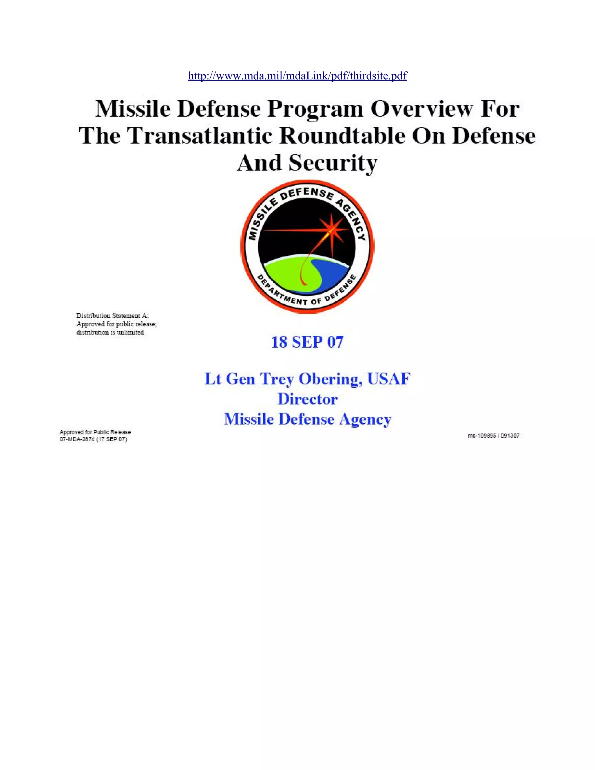 http://www.mda.mil/mdaLink/pdf/thirdsite.pdf
 