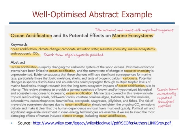 Keywords In Abstract Example