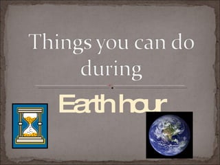 Earth hour 