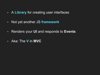 Introduction to Facebook React | PPT