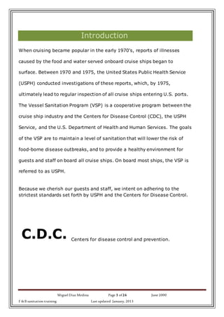 Vessel sanitation program | DOCX