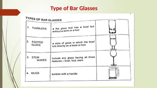 Type of Bar Glasses
 