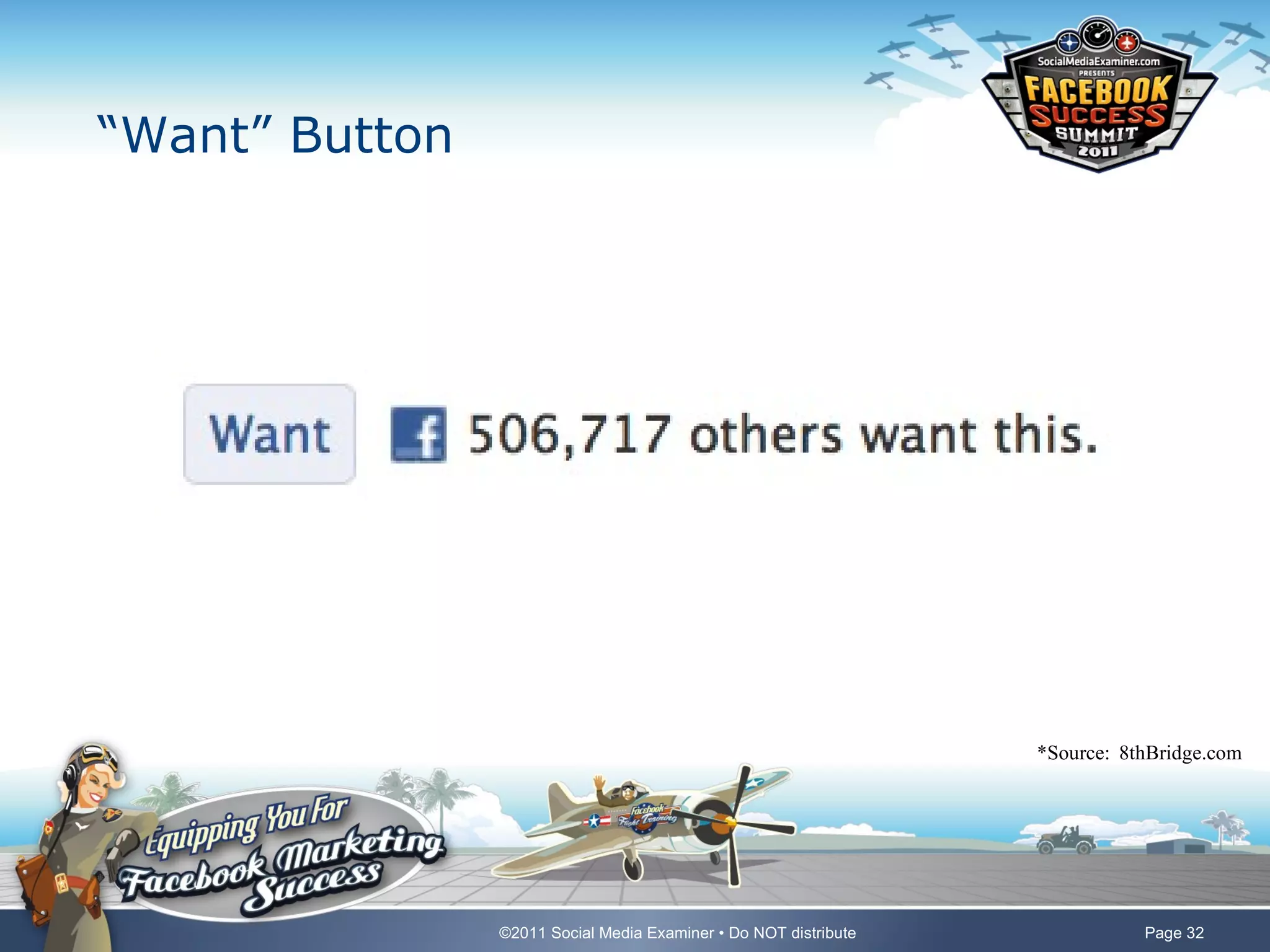 “Want” Button *Source:   8thBridge.com 