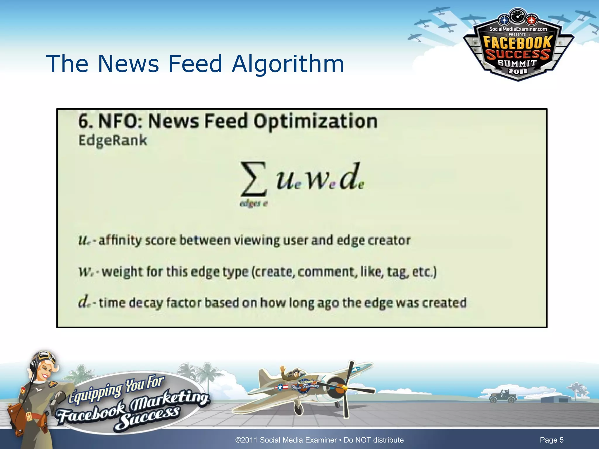 The News Feed Algorithm 