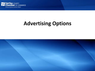 Advertising Options
 