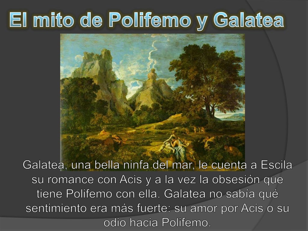 Fábula De Polifemo Y Galatea