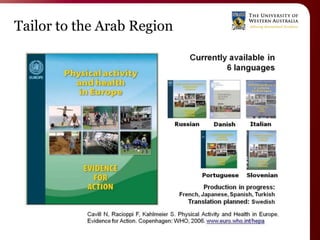 Tailor to the Arab Region
 