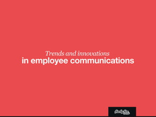 The role of communications in engagement and how to do it more cleverly