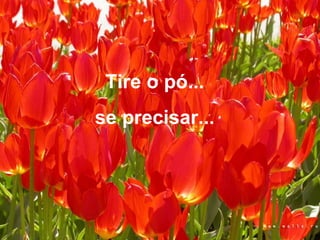 Tire o pó...
se precisar...
 